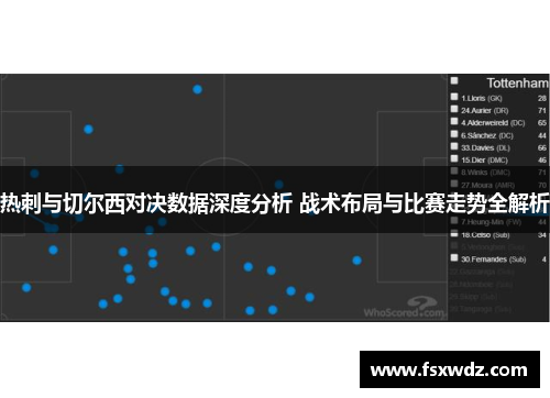 热刺与切尔西对决数据深度分析 战术布局与比赛走势全解析