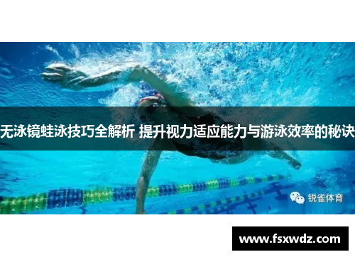 无泳镜蛙泳技巧全解析 提升视力适应能力与游泳效率的秘诀