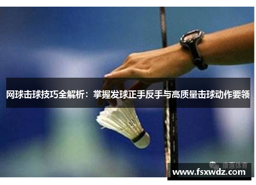 网球击球技巧全解析：掌握发球正手反手与高质量击球动作要领